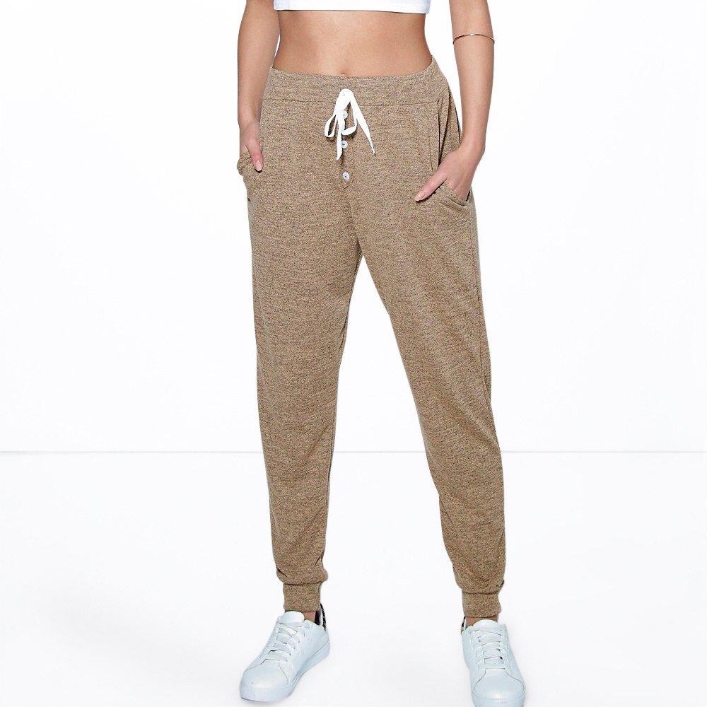 Boohoo Camel Joggers with Pockets
